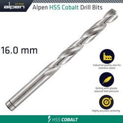 Hss Cobalt Din 338 16mm Bulk