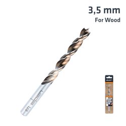 Timber Twist 3.5mm Wood Drill Bit Sleeved