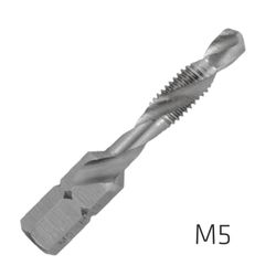 ALPEN Combination Tap Plw M5 1/4' Shank