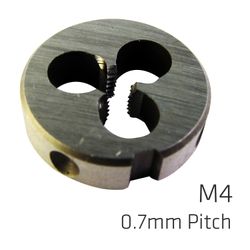 Machine Die Cobalt 4mm Spiral . In Pouch 0.7mm Pitch