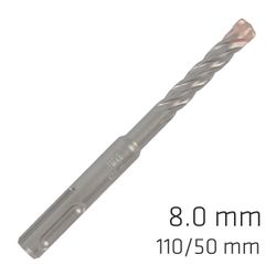 Force X 8.0 X 110/050 Sds-+ Rebar Drill Bit X4 Cutting Edges - Bulk
