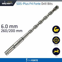 Sds + Bit 260 X 200mm 6mm Bulk