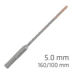 Force X 5.0 X 160/100 Sds-+ Rebar Drill Bit X4 Cutting Edges