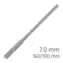 Force X 7.0 X 160/100 Sds-+ Rebar Drill Bit X4 Cutting Edges