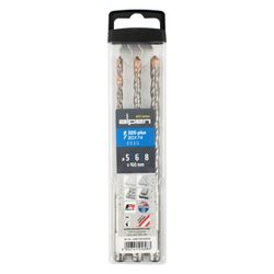 Sds + F4 5 6 8 X160mm 3 Pce Set