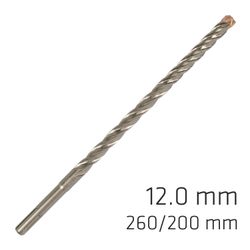 Force X 12.0 X 260/200 Sds-+ Rebar Drill Bit X4 Cutting Edges