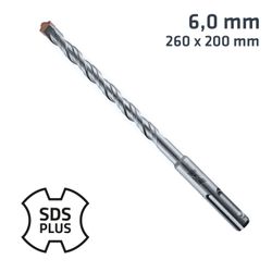 Sds + Drill Bit 260 X 200 6.0mm