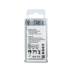 Precision-max Step Point 4.5mm Hss Drill 10 Pack