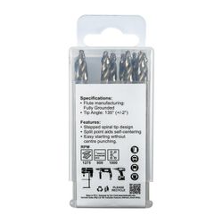 Precision-max Step Point 4.8mm Hss Drill 10 Pack