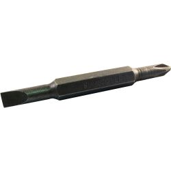 Replacement Bit 75mm Double Ended 8mm.sl6mm/ph2 For Kt2677