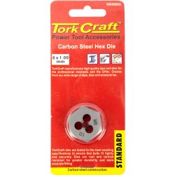 Die Carb.steel 6x1.00mm Carded