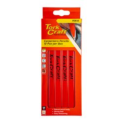 TORK CRAFT Carpenters Pencil 175mm - 12 Per Box