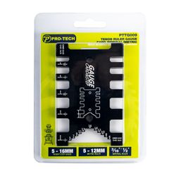 Tenon Ruler Gauge Card Imperial / Metric