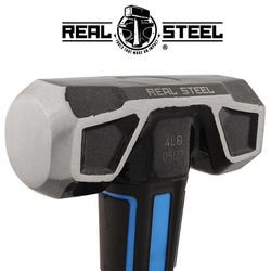 Hammer Sledge/cross Strike 1.8kg 4lb Graph. Handle REAL STEEL