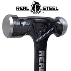 Hammer Ball Pein 900g 32oz Ultra Steel Handle REAL STEEL