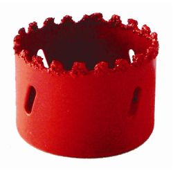 Hole Saw Carbide Grit 22mm - Red
