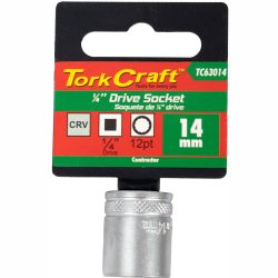 Socket 14mm 1/4' Drive Crv 12 .