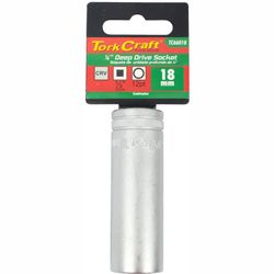 Socket 18mm 1/2' Dr Deep Socket Crv 12 .