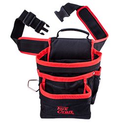 Tool Pouch Nylon With Belt 5 Pocket + Loops