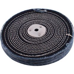 Colour Buff/mop Stitched 200mm X 2 Section 20mm Thick