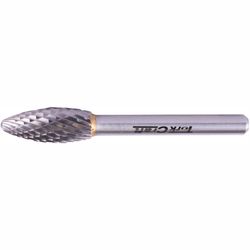 Rotary Burr Tungsten 10x25x6mm Round .