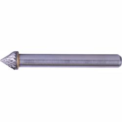 Rotary Burr Tungsten 8x7x6mm 60 Degree Cone