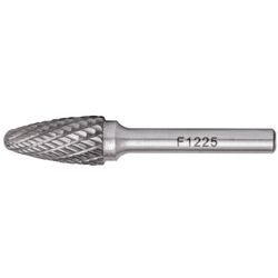 Rotary Burr Tungsten 12x25x6mm Conical Round .