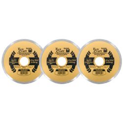 Diamond Blade 115mm Cont.rim Profesional Bulk 3 Pack Shrink