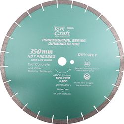 Dia. Blade 350x25.4mm Old Concrete Hot Pressed