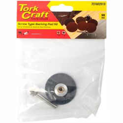 Plastic Backing Pad Screw Type With Arbor For Surface Conditioning Kit