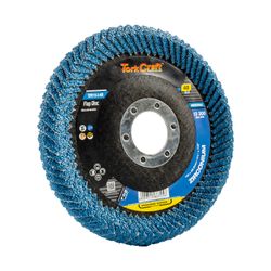 Flap Disc Round Edge Zirconium 115mm 40 Grit Flat