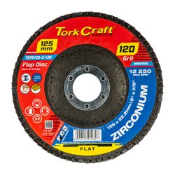 Flap Disc Zirconium 125mm 120 Grit Flat