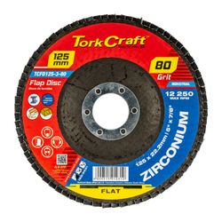 Flap Disc Zirconium 125mm 80 Grit Flat