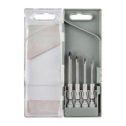 Glass & Tile Drill 4 Flute Set 4pc 4/5/6/8mm In Plastic Case