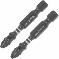 Impact Pozi.2 X 50mm Power Bit 2/card Pz2