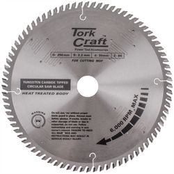 Blade Tct 250 X 80t 30mm Alum Tcg Negative Profesional Industrial