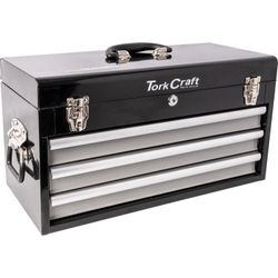 Tool Box 154 Pce 3 Drawer & Top Tray 535x255 X 315mm Track Box