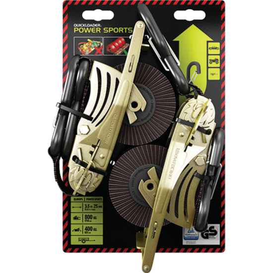QL Retractable Power Sports 800 kg 3.5 m x 25 mm 2-PACK