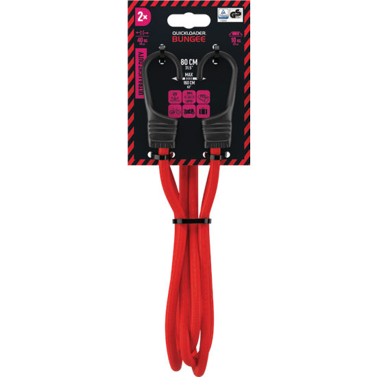 QL Bungee Classic 40 kg 80 cm x 8 mm 2-PACK