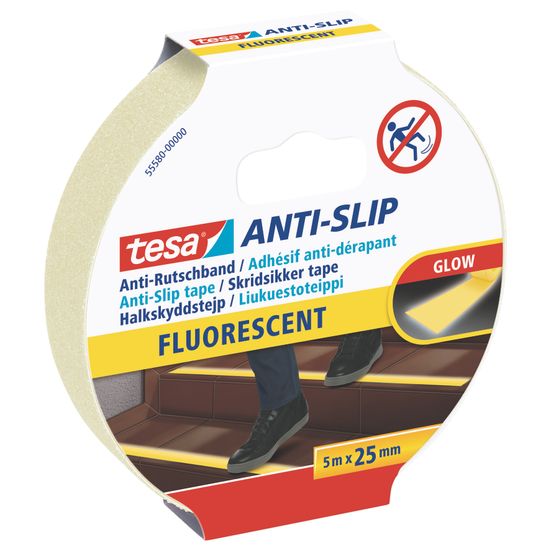 TESA Anti-Slip Tape 5mx25mm day glow (IP 6)