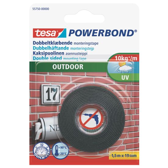 TESA Powerbond Outdoor 1.5mx19mm (IP 12)