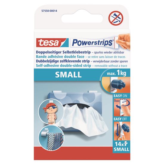 TESA Powerstrips Small 14 Strips