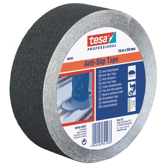 TESA Anti Slip Tape Professional 15mx25mm Black (IP 6)