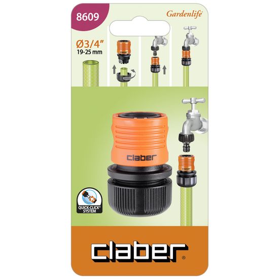 3/4 inch CLICK CONNECTOR (CARDED)