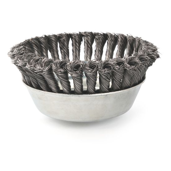 75mm knotted wire cup brush M14x2