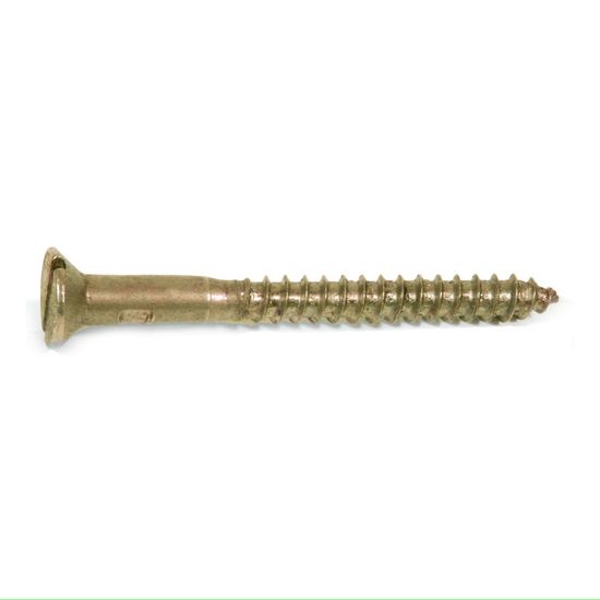 Solid Brass Wood Screw 4x30mm (10)