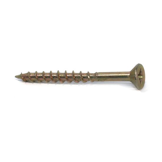 Chipboard Screw Yellow Passivated 4x20mm (10)
