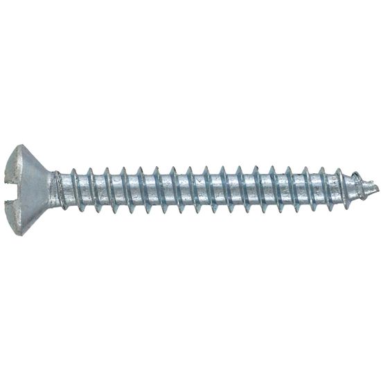 Self Tapping Screw Countersunk Raised 4x25mm (10)