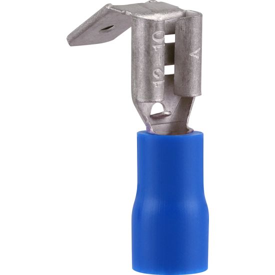 Pre-ins Piggy Back Terminal Blue 6.3mm (8)
