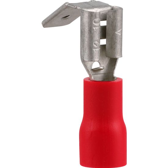 Pre-ins Piggy Back Terminal Red 6.3mm (25)